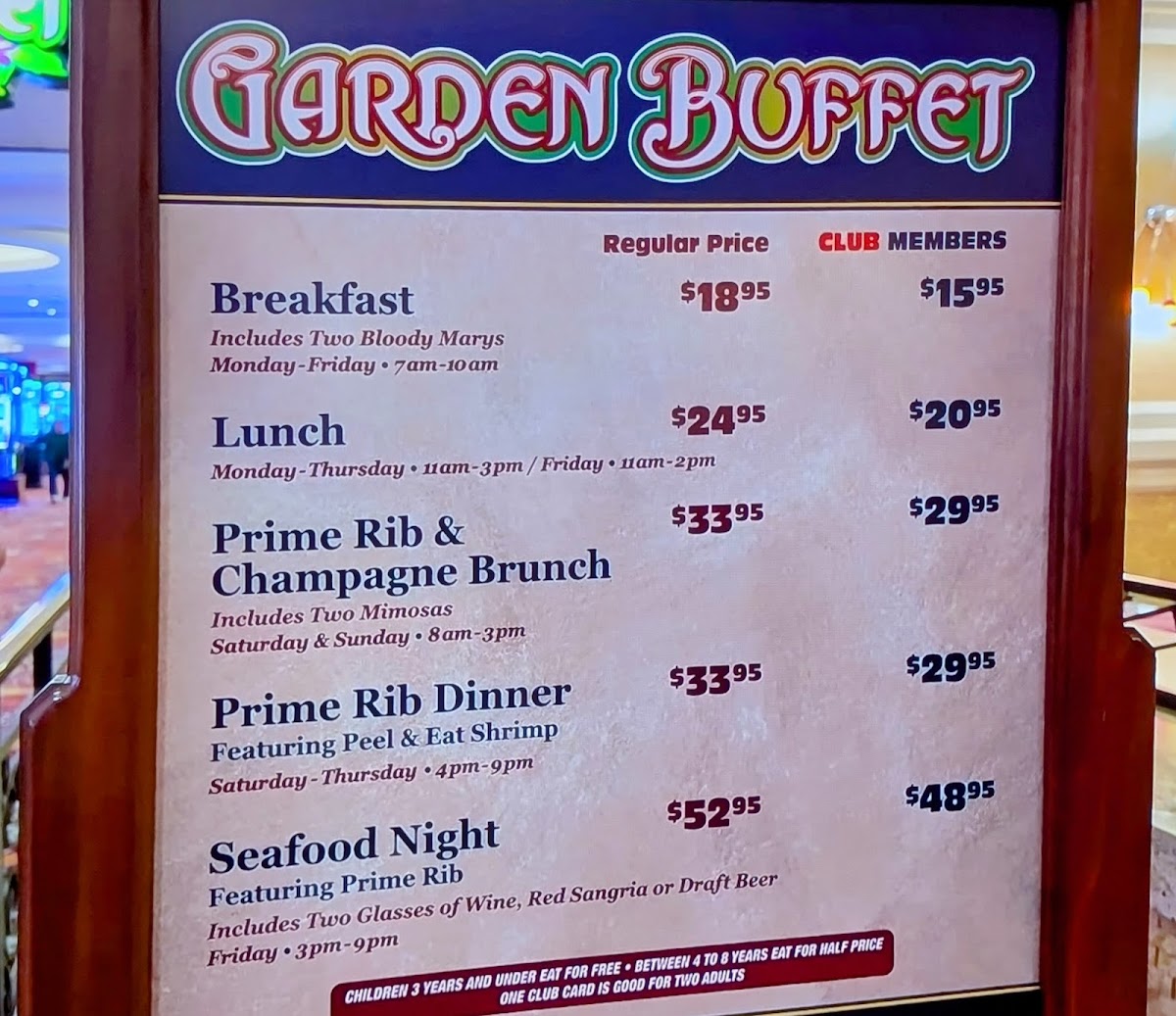 Garden Buffet Menu - Image 2